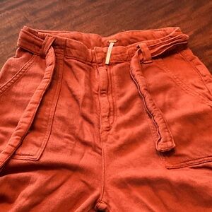 Free People Wide-Leg pants with belt